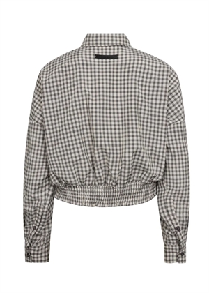 Mimosa check smock skjorte Grey Check HAUTE L\'AMITIÈ